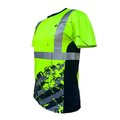 Safetyshirtz SS360 American Grit Class 2 T-Shirt, Safety Green, S 65111301S